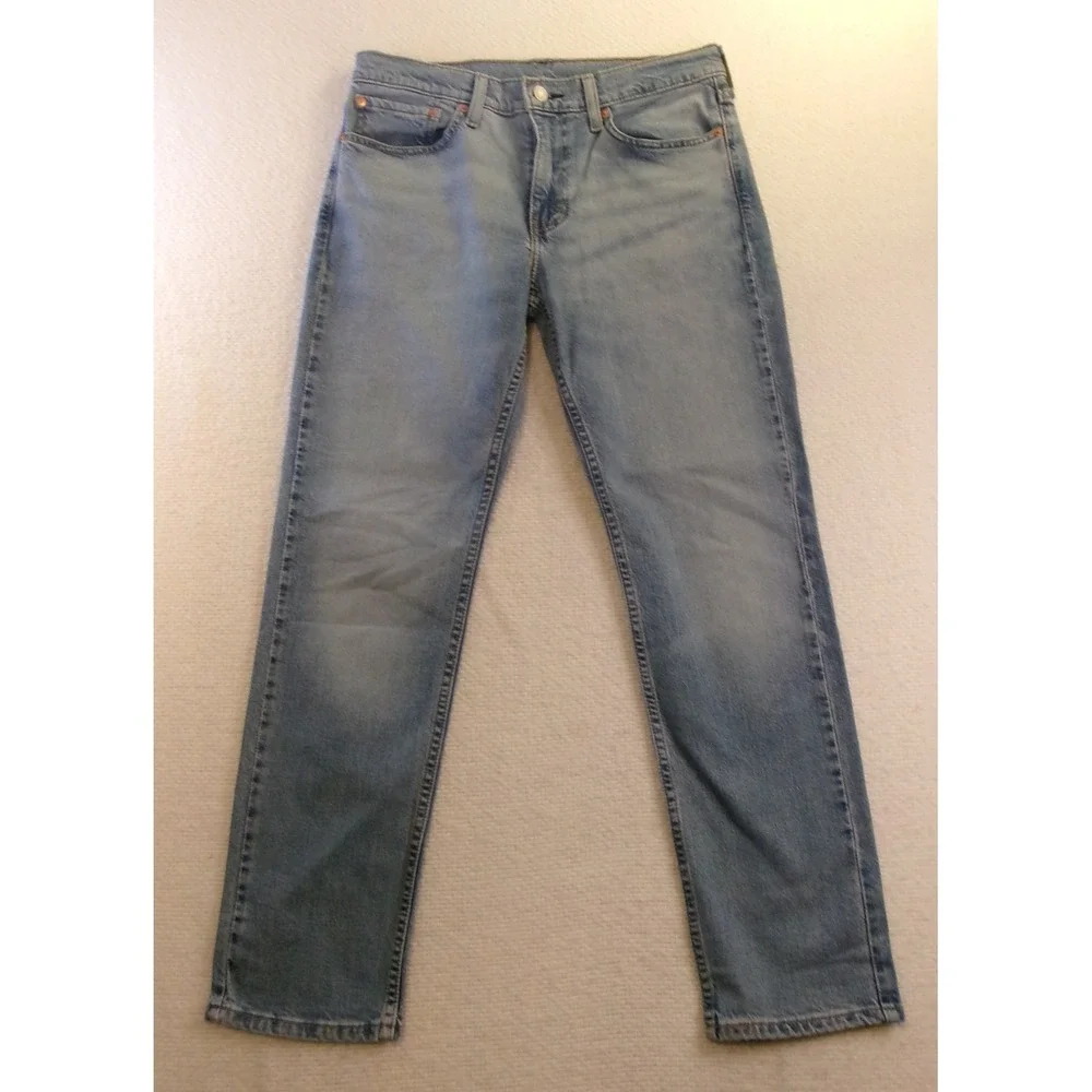 Levi's Mens 32x30 511 Slim Fit‎ Jeans Light Wash Blue 04511-5127